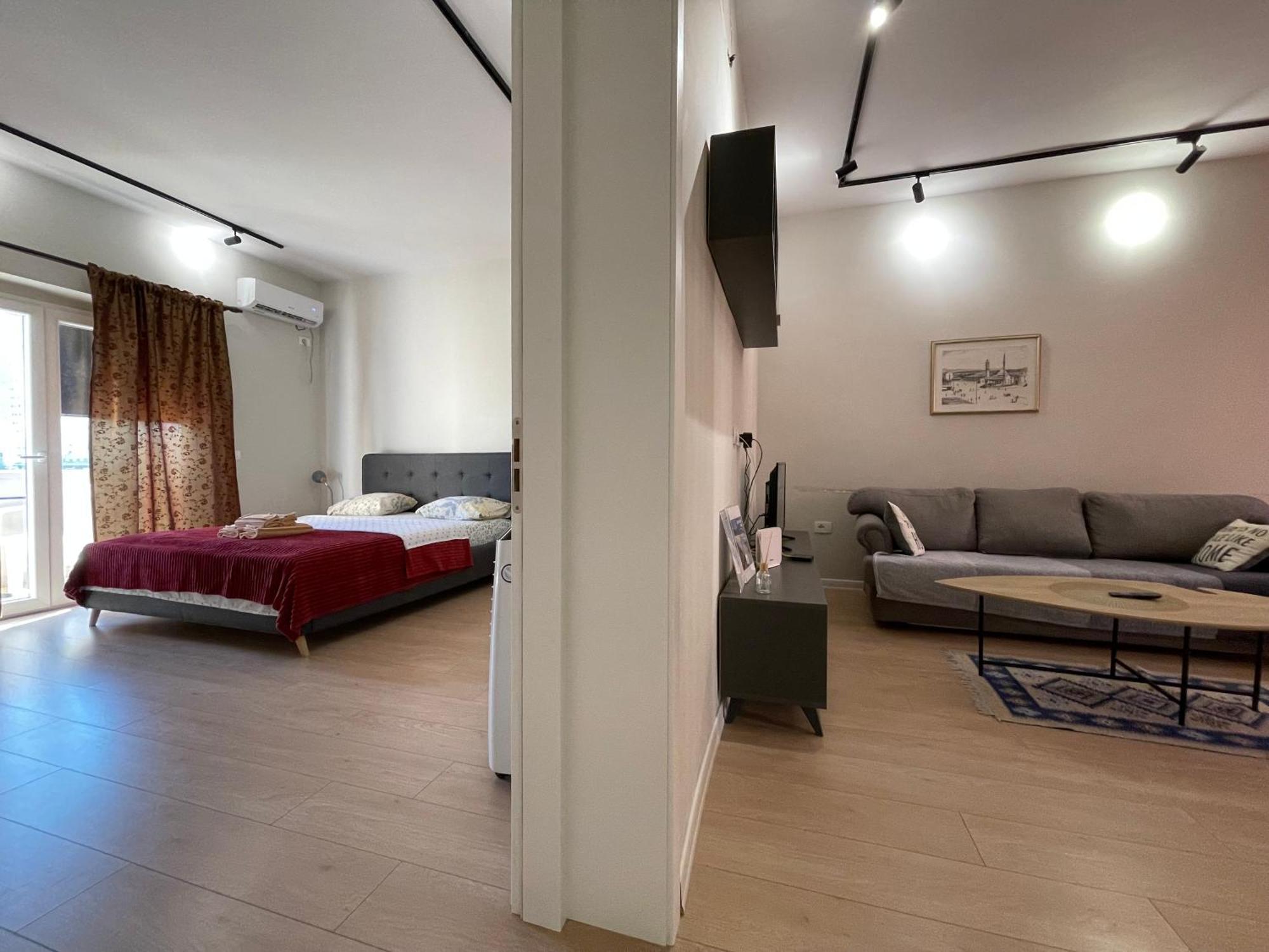 Downtown View Modern Apartment Tirana Exteriér fotografie