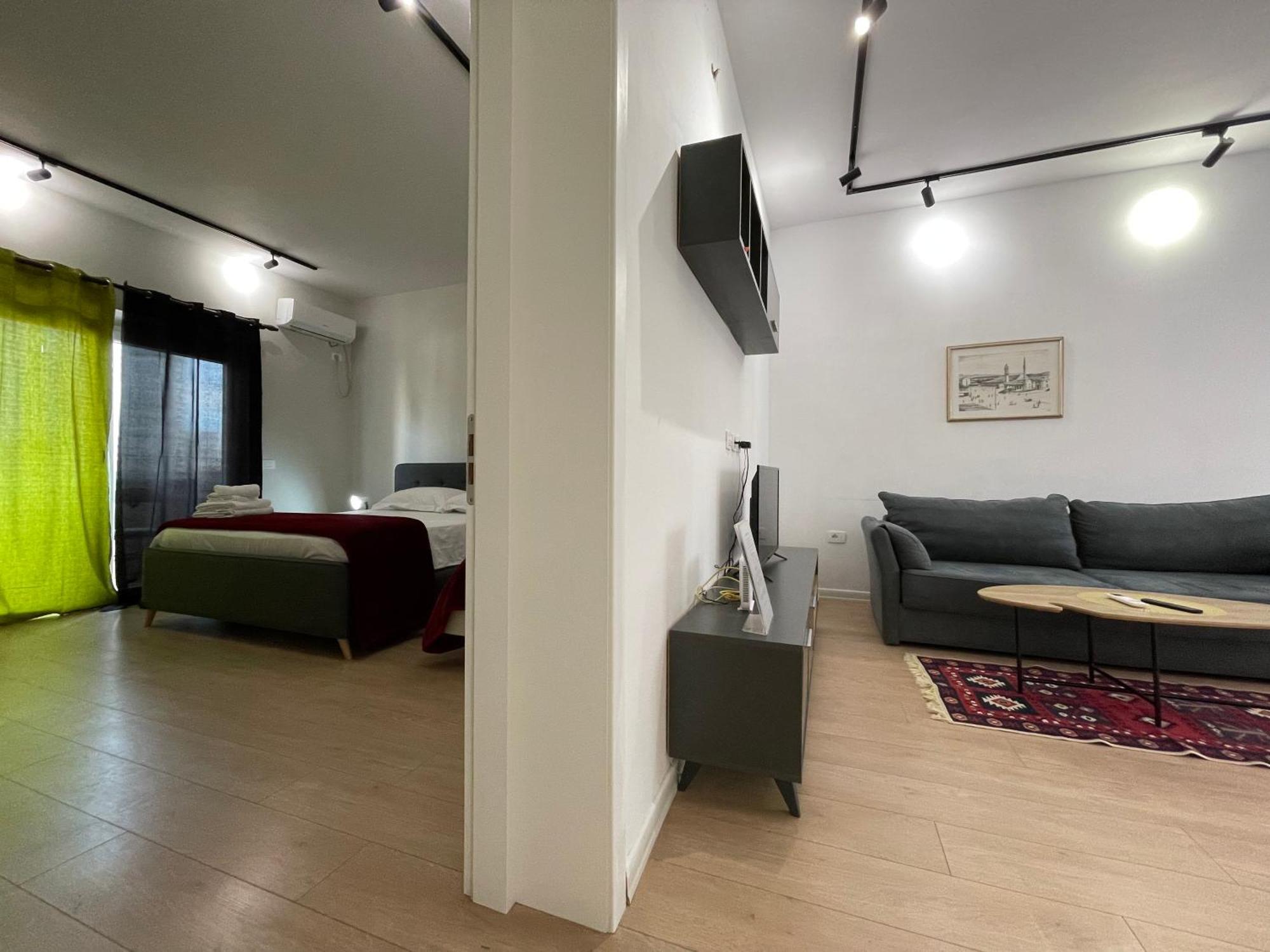 Downtown View Modern Apartment Tirana Exteriér fotografie